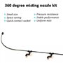 Buse de pulvérisation pour reptiles, accessoire de niche pour animaux domestiques, système de refroidissement réglable à 360 deg