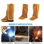 Telituny Couvre-chaussures ignifuges, 1 paire de couvre-chaussures de protection contre le soudage, chaussures de travail pour s
