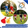 Journdream Lot de 10 drapeaux de joueur avec 10 pièces de ceinture de football, 30 drapeaux, 4 cônes de marquage, 6 drapeaux de 