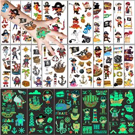 Pirate Tatouage Temporaire Enfant