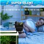 Ycozy Aquarium Distributeur Nourriture Poisson, Distributeur de Nourriture Automatique Réglable Multifonctionnel Branchez-Vous M