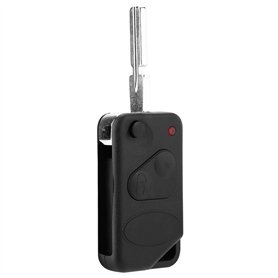 Candeon Étui porte-clés 2 boutons voiture télécommande étui porte-clés couvercle de lame coque adaptée pour Rover Range Rover P3