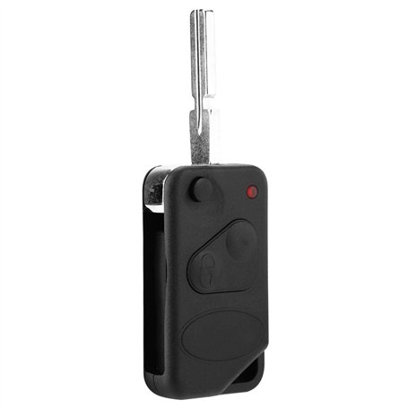 Candeon Étui porte-clés 2 boutons voiture télécommande étui porte-clés couvercle de lame coque adaptée pour Rover Range Rover P3