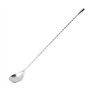 Cuillère de mélange de barre, BuyWeek argent en acier inoxydable durable à long manche Bar vin Cocktail mélange torsions cuillèr