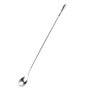 Cuillère de mélange de barre, BuyWeek argent en acier inoxydable durable à long manche Bar vin Cocktail mélange torsions cuillèr