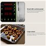 CGLYYDS Machine à Beignets Automatique, Friteuse Numérique Commerciale à 4 Rangées en Acier Inoxydable, Mini Machine à Beignets,