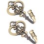 Rideau Holdbacks 1 paire crochet rideau suspendu décor mural décor décorations vintage décor pour la maison hangage mural europé