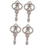 Rideau Holdbacks 1 paire crochet rideau suspendu décor mural décor décorations vintage décor pour la maison hangage mural europé