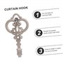 Rideau Holdbacks 1 paire crochet rideau suspendu décor mural décor décorations vintage décor pour la maison hangage mural europé