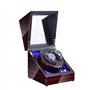 Boîtes de Montre Luxury Wind Watch Wind Winder Watchs Partner Watch Shaker Automatic Watch Box avec Un éclairage LED