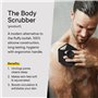 Tooletries - Gommage pour le corps - Exfolie et nettoie en profondeur - Accessoire de douche et de salle de bain en silicone ave