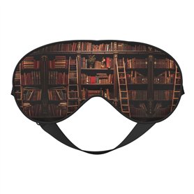 Masque de nuit pour les yeux de bibliothèque pour dormir