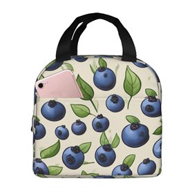 Tnnutp Blueberry Pattern03 Sac à déjeuner isotherme réutilisable pour homme et femme