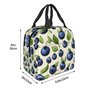 Tnnutp Blueberry Pattern03 Sac à déjeuner isotherme réutilisable pour homme et femme
