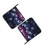 Big Blueberry Kitchen Everyday Lot de 2 maniques résistantes à la chaleur 20,3 x 20,3 cm