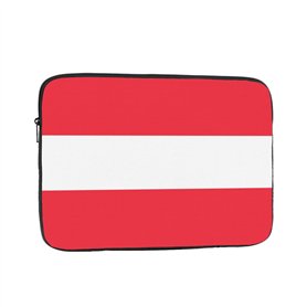 Housse de protection antichoc pour ordinateur portable 10" Motif drapeau autrichien
