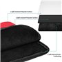 Housse de protection antichoc pour ordinateur portable 10" Motif drapeau autrichien