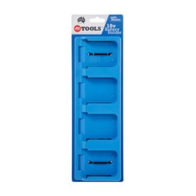 Support mural pour batteries Makita 18 V - Support de batterie - Montage facile - Idéal pour atelier ou van - Avec gabarit de fi