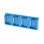 Support mural pour batteries Makita 18 V - Support de batterie - Montage facile - Idéal pour atelier ou van - Avec gabarit de fi