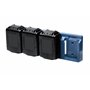 Support mural pour batteries Makita 18 V - Support de batterie - Montage facile - Idéal pour atelier ou van - Avec gabarit de fi