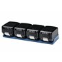 Support mural pour batteries Makita 18 V - Support de batterie - Montage facile - Idéal pour atelier ou van - Avec gabarit de fi