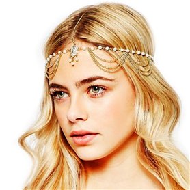 Yean Strass Bandeaux chaînes pour femmes
