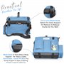 FifthStart Chariot de Nettoyage Portable avec poignée, Taille et bandoulière. L'organisateur de Produits de Nettoyage à Base de 