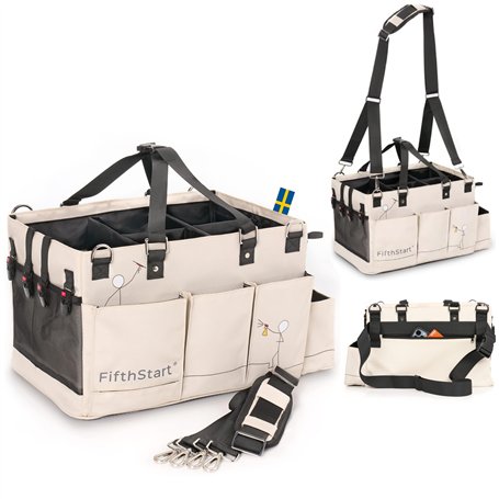 FifthStart Chariot de nettoyage portable avec poignée