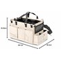 FifthStart Chariot de nettoyage portable avec poignée, taille et bandoulière. L'organisateur de produits de nettoyage à base de 