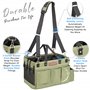 FifthStart Chariot de Nettoyage Portable avec poignée, Taille et bandoulière. L'organisateur de Produits de Nettoyage à Base de 