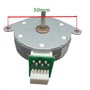 XTXTX Micro réducteur Moteur Pas à Pas Micro 3,75 degrés 42 mm 24 V CC 4 Phases 5 Fils 42S-096 Moteur Pas à Pas Mince Nema 17 à 
