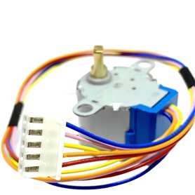 XTXTX Micro réducteur Moteur Pas à Pas synchrone à Arbre Plat 12 V CC for climatiseur