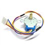 XTXTX Micro réducteur Moteur Pas à Pas synchrone à Arbre Plat 12 V CC for climatiseur, Moteur éolien de Balayage MP24J-B, Moteur