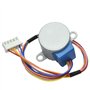 XTXTX Micro réducteur Moteur Pas à Pas synchrone à Arbre Plat 12 V CC for climatiseur, Moteur éolien de Balayage MP24J-B, Moteur