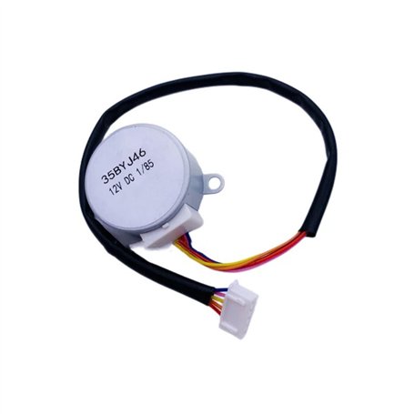 XTXTX Micro réducteur Moteur Pas à Pas à Aimant Permanent 12 V CC Rapport de réduction 1:85 Moteur Pas à Pas à Engrenages 35BYJ4