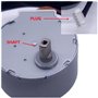 XTXTX Micro réducteur Moteur Pas à Pas à Aimant Permanent 12 V CC Rapport de réduction 1:85 Moteur Pas à Pas à Engrenages 35BYJ4