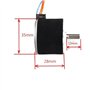 XTXTX Micro réducteur 1 Paire de Moteurs Pas à Pas Ronds à Aimant Permanent Micro 12 V CC 4 Phases 5 Fils 35 mm Rapport de réduc