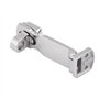 Moraillon Serrure de Porte Loquet de Verrouillage, Acier Inoxydable Attache Résistante de Bride de Trappe de Bateau avec Le Supp