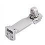 Moraillon Serrure de Porte Loquet de Verrouillage, Acier Inoxydable Attache Résistante de Bride de Trappe de Bateau avec Le Supp