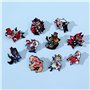 10 Pcs Hazbins Alastor Hotel Enamel Pin, Angel Dust Alastor Vaggie Hust Broche, Cartoon Figurine Métal Badge, Angel Dust Cosplay