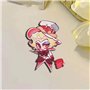 Badge Hazbins Alastor Hotel, Figurine Angel Dust Alastor Vaggie Hust Broches 8 Pièces, Cartoon Acrylique Pins Set, Angel Cosplay