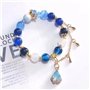 JUSONGKWCP 2 Pcs Gen Shin Neuvillette Furina Bracelet, Bracelet En Perles De Verre Bijoux Fantaisie, Neuvillette Furina Cosplay 