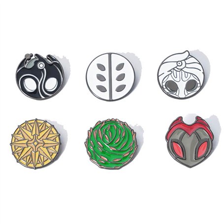 6 Pcs Hollow Knights Enamel Pin