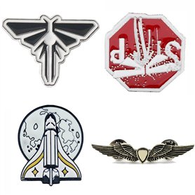 4 Pcs The Last Us Badge