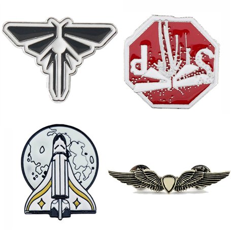 4 Pcs The Last Us Badge