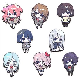 8 Pcs Projects Sekais Pins Sekais Rui Figurine Badge Jeux Colorful Sekais Rui Project Acrylique Pins Set Sekais Rui Cosplay Acce