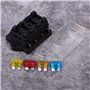 Voies Boîte Fusibles support de bloc de boîte à fusibles de lame Standard de Circuit 12-24V av