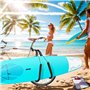 Rack de vélos de Planche Surf, Porte-Panneaux à vélo réglable, Surf en Aluminium, Support Facile à Retirer pour Les Panneaux Cou