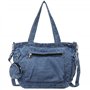 NethCasti Sac en denim pour femmes Sac à bandoulière en jean décontracté Épaule multi-poche avec à fermeture glissière