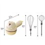 LICONG-2020 Batteur à œufs Fouet électrique Maison Mini mélangeur de crème à Main Fouet Outils de Cuisson de gâteaux Mousseur à 